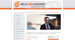 Desktop Screenshot of hno-held-karcher.de